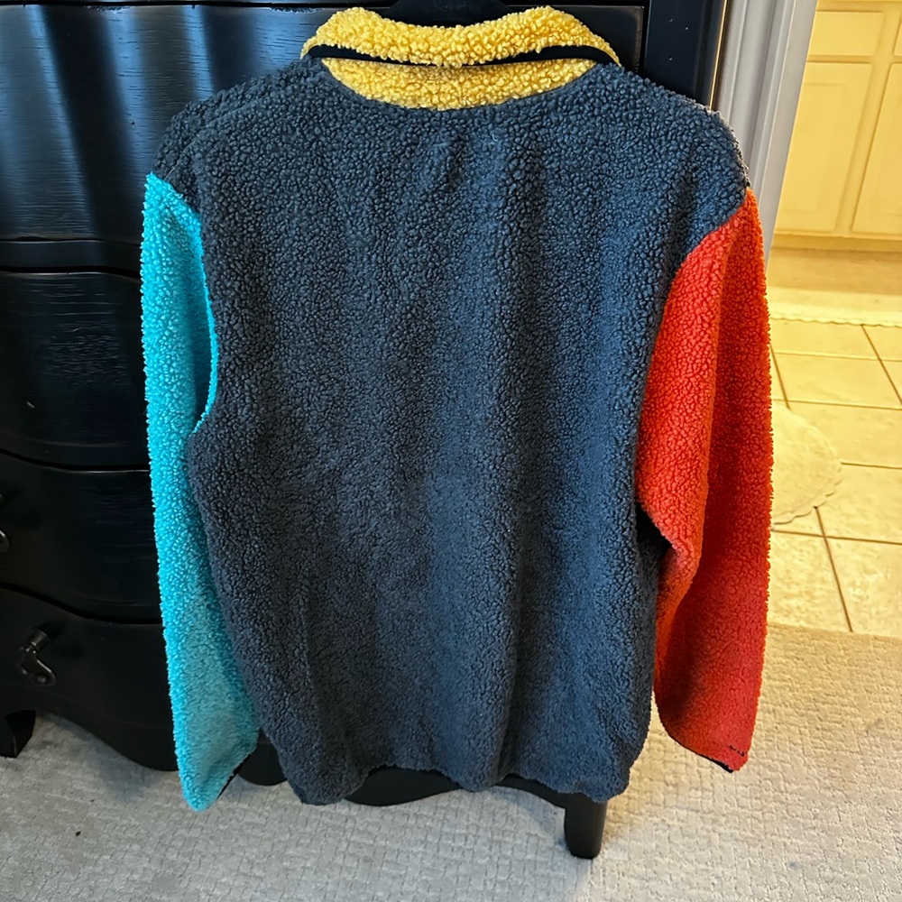 Dutch Bros Colorblock 3/4 snap Fleece Jacket - Picture 4 of 8